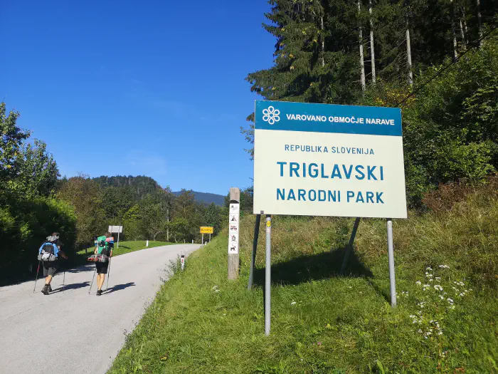 Varovano območje narave v Triglavskem narodnem parku.
